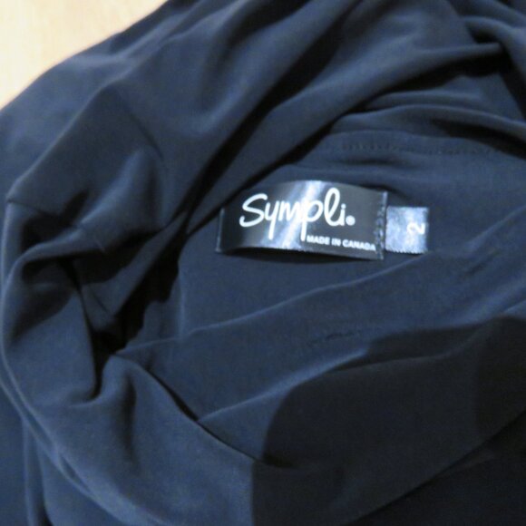 SYMPLI Sleeveless Dream Dress Black Bubble Hem Lantern Lagenlook Minimalist NWT - Picture 15 of 15